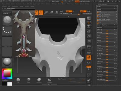 次時代武器高精度模型的制作與游戲軟件設(shè)計